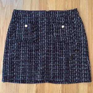 Loft tweed skirt